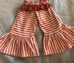 Little girls Persnickety 12 month flare pants
