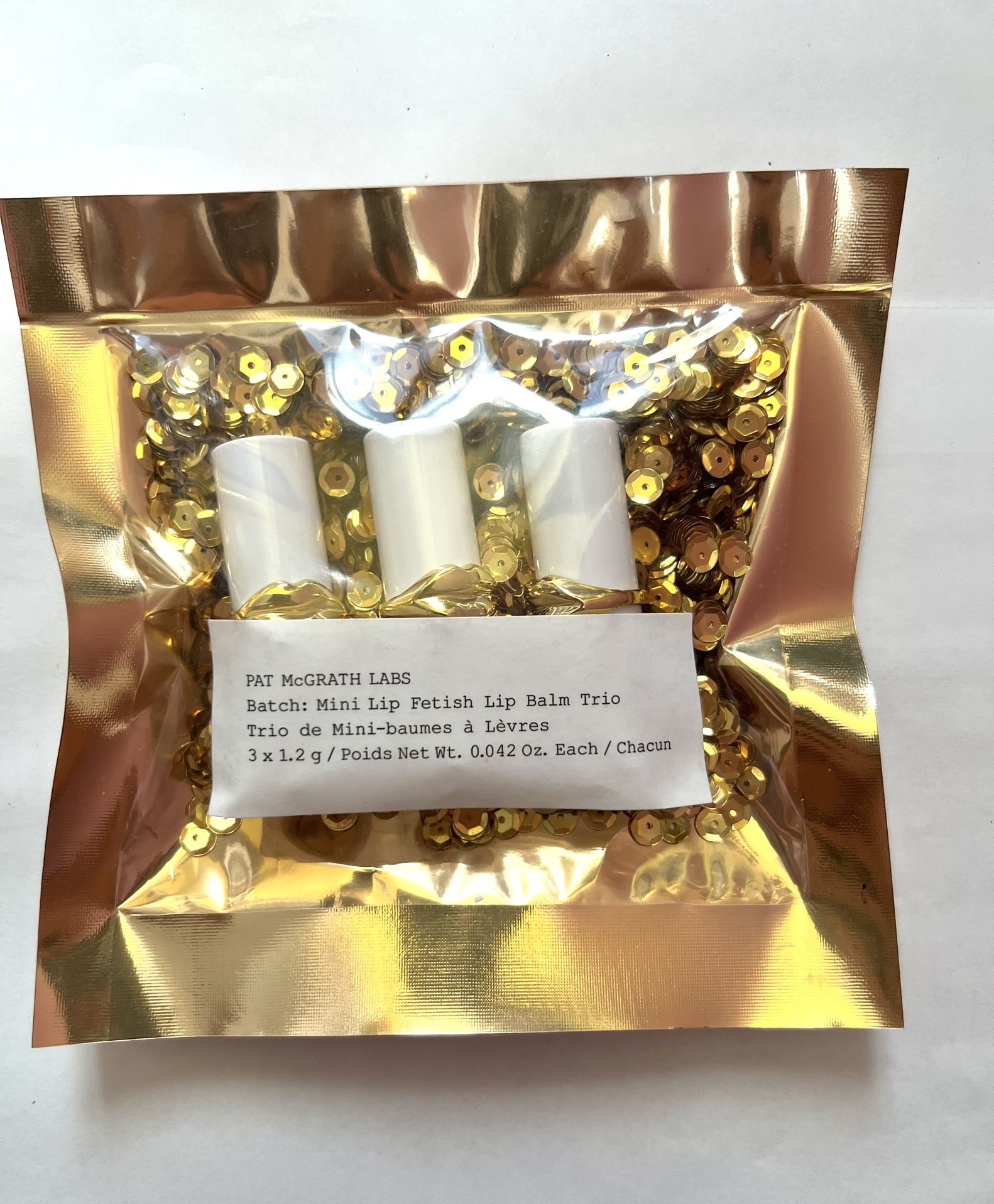 PAT McGRATH LABS LUST: Mini Lip Fetish Lip Balm Trio Flesh 3 /Blow Up /Clean NIB