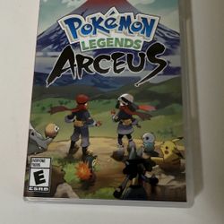Nintendo Switch Pokemon Legends Arceus video game 
