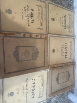 Vintage Schirmer’s classic music books sheet music