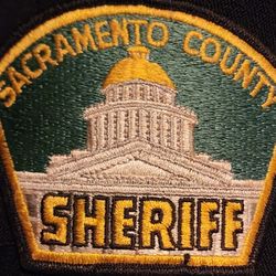 Vintage Sacramento County Sheriff Embroidered Uniform Cloth Patch  