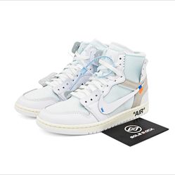 Jordan 1 Alaska  Off White Vaa size 4