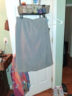 Men's Bath Towel Wrap W/velcro, Cotton Terry