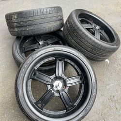 20 Inch Wheels Set For Mercedes Benz, Audi, Volkswagen 