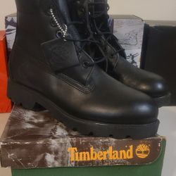 Timberland 6 Inch 'Black Smooth Men's Size 7.5 