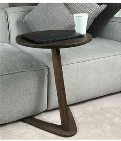 Large C-shape handmade end table (2 available)