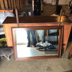 9 Drawer Dresser with the mirror