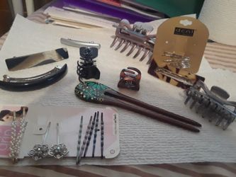 Hair clip lot