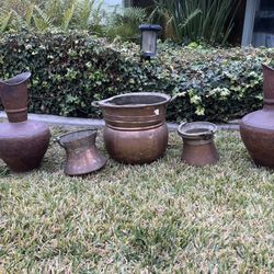 Antique Copper Collection (Will Sell Separately)