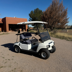 2007 Club Car Two Seat Golf Cart – Good Condition, White, Canopy - Sonoita, AZ
