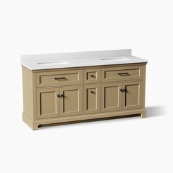 Kohler Charlemont 72” bathroom vanity (does not include countertop/sinks)