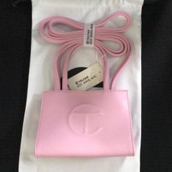 Telfar Small Shopping Bag Bubblegum Pink