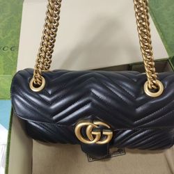 GG Marmont Bag Black New 26