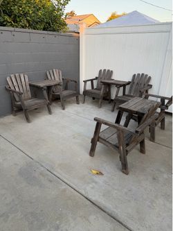 Outdoor Wood Patio Chairs / Seats
