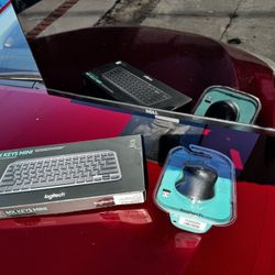 Dell Monitor , With Logitech Key Board & Mouse Both Brand New