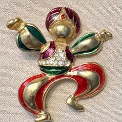Enameled Dancing Genie 
