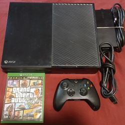 Xbox One Console With Controller And Game