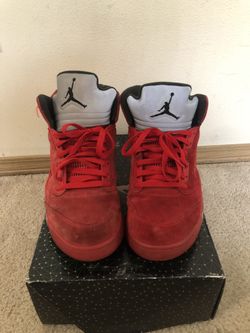 JORDAN SIZE 13 RED SEUDE 5s
