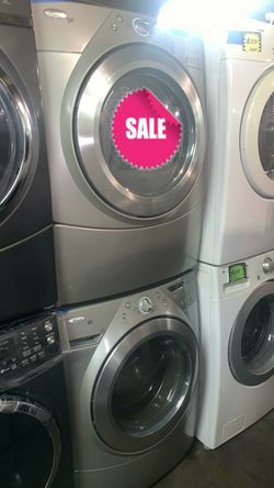 Whirlpool front load washer and dryer set working perfectly
