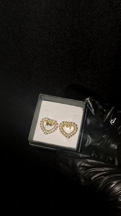 rolex heart studs