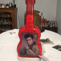 Elvis With Popcorn In It. It,s A Bank  Red In Color