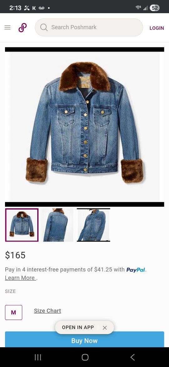 Michael Kors Jean Jacket