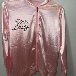 50s Ladys Pink Satin Jacket Costume 