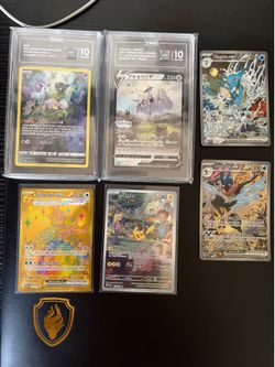 Pokémon Card Collection, Graded TAG 10s, Alt Arts & Rainbow Rares