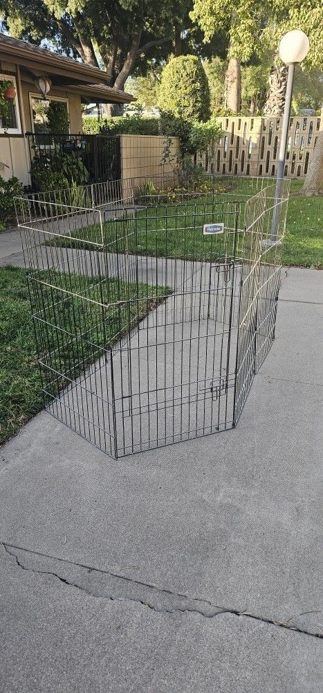 Dog Exercise Pen With Door