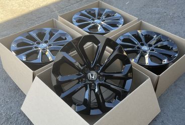 “18 Honda Accord Gloss black rims/wheels (exchange available)