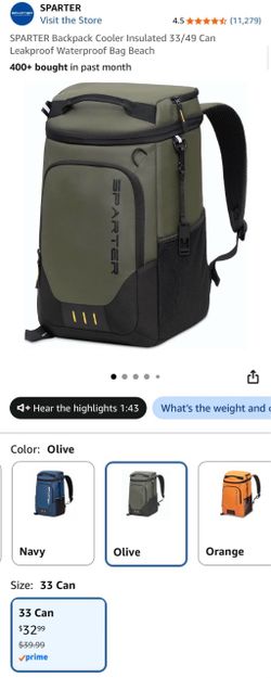 Insulated backpack