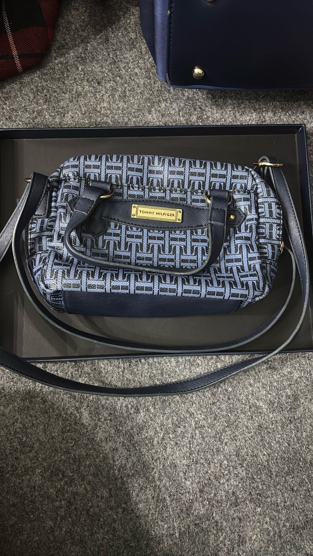 Tommy Hilfiger Blue Logo Crossbody