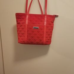 VERA BRADLEY  Red Shoulder Purse.