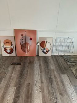 Modern Wall Art 4 Piece