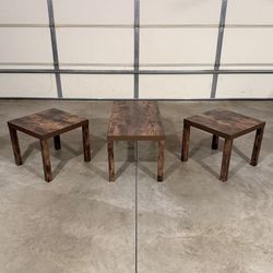 New Living Room Table Set - Coffee Table and 2 End Tables