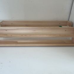 Set Of 2 Wall Bookshelves 