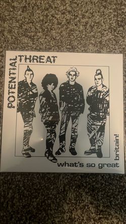 Potential Threat - What’s So Great Britain 7” EP Vinyl UK Punk Recoed