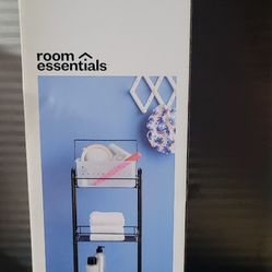 Bathroom Storage Cart Black - Room Essentials Shower Caddy Tower - Brand New
