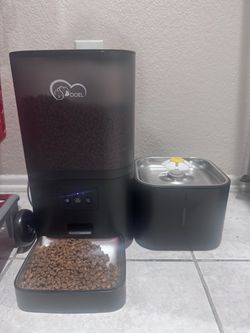 DOEL Automatic VM Pet Feeder with Water Fountain