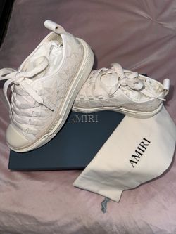 AMIRI Women Star Court Low ALL WHITE