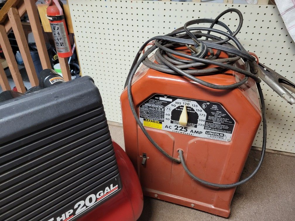Craftsman Air Compressor & Lincoln Welder