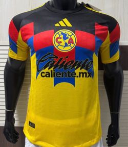 Soccer America america 🦅🦅las home and away local visitante aguilas New Jersey  2025-  2026 fan version  player version small to 4xl tricampeon futbo
