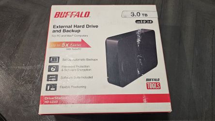 Buffalo 3.0TB External Hard Drive and Backup