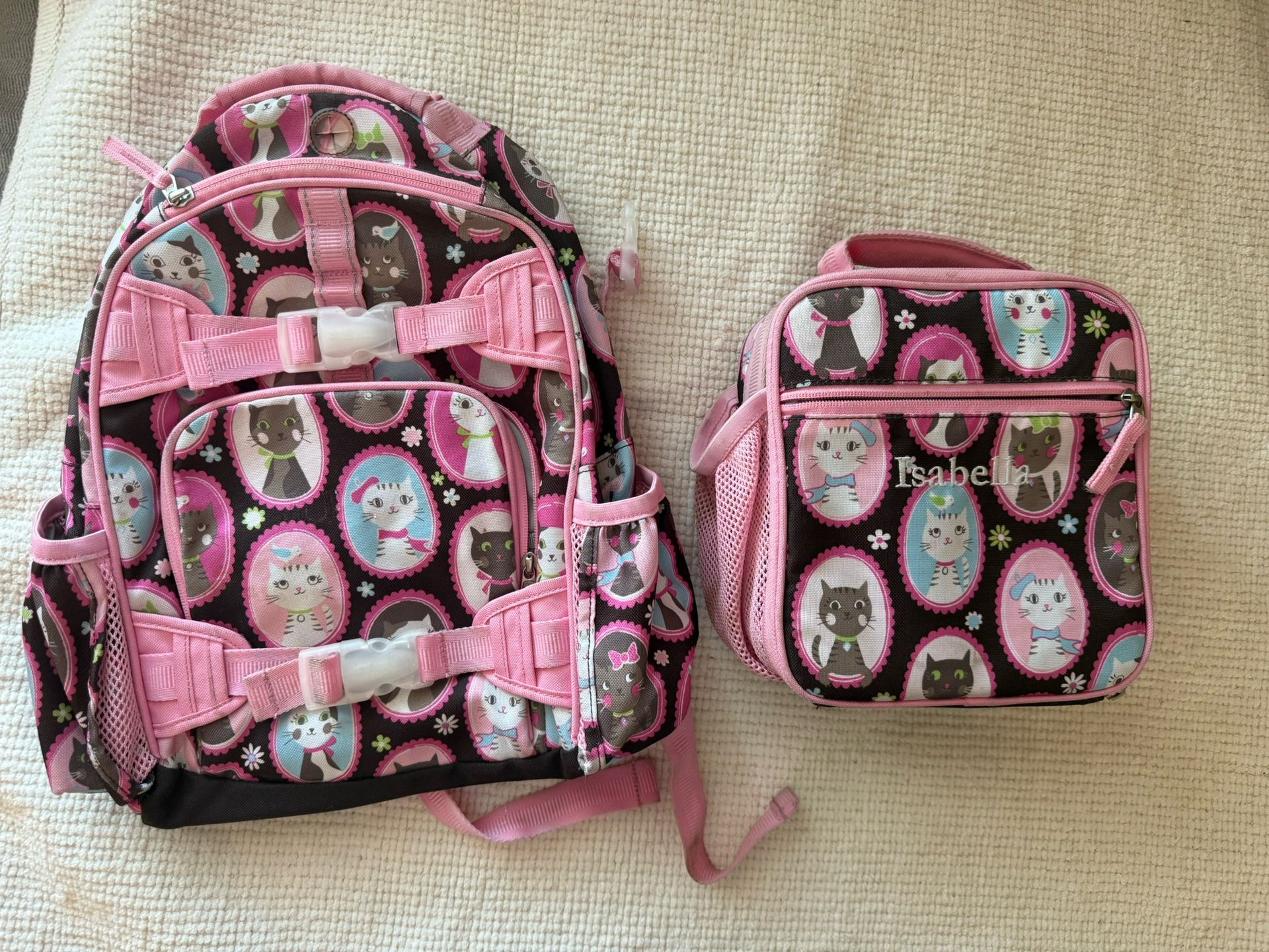 Pottery Barn Backpack And Lunch bag 