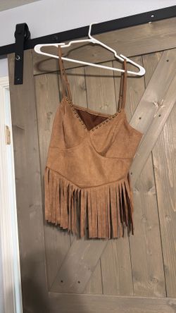 SHEIN fringe top