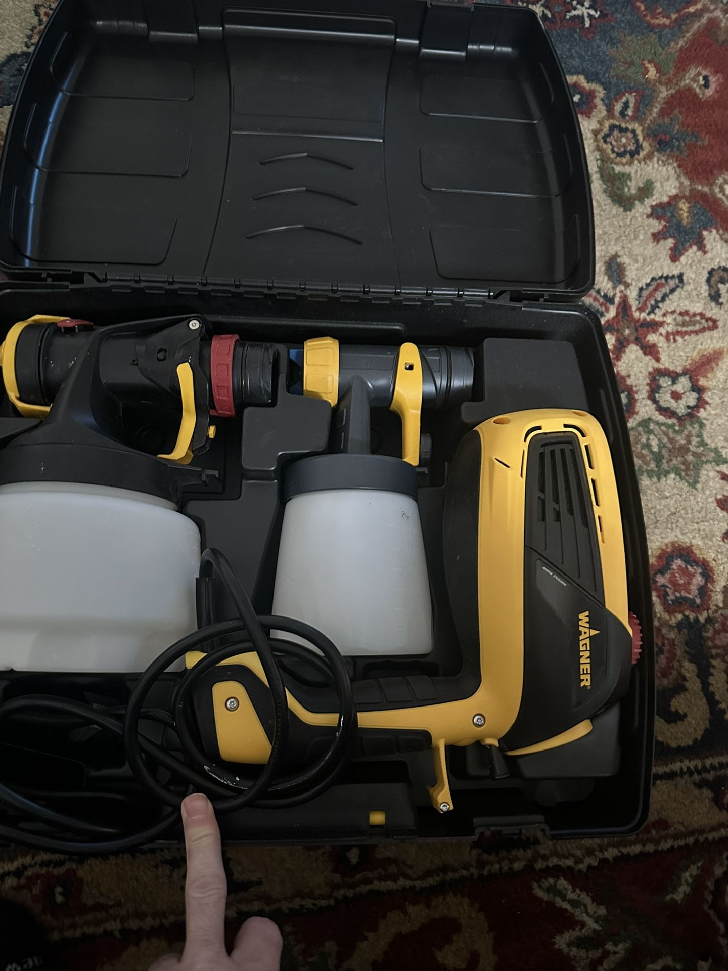 Wagner Flexio 3000 HVLP Paint Sprayer With Hard Case MODEL: 0529121 i don’t think my father in law used it at all. Tools & Machinery