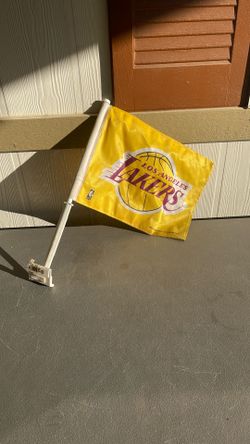 NBA Rico Industries Lakers Yellow Car Flag