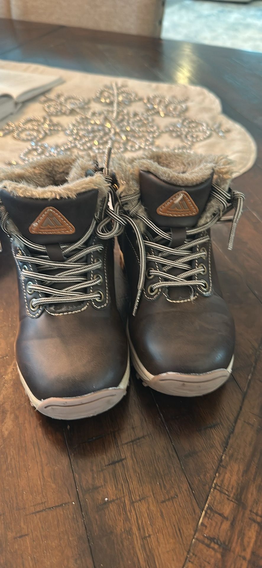 Size 11m Baby/Toddler Fur Lined Waterproof Boots $25! 