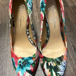 Floral Jessica Simpson Heels 