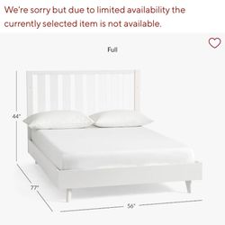 Pottery Barn Sloan Full Size Bed FRAME ONLY 